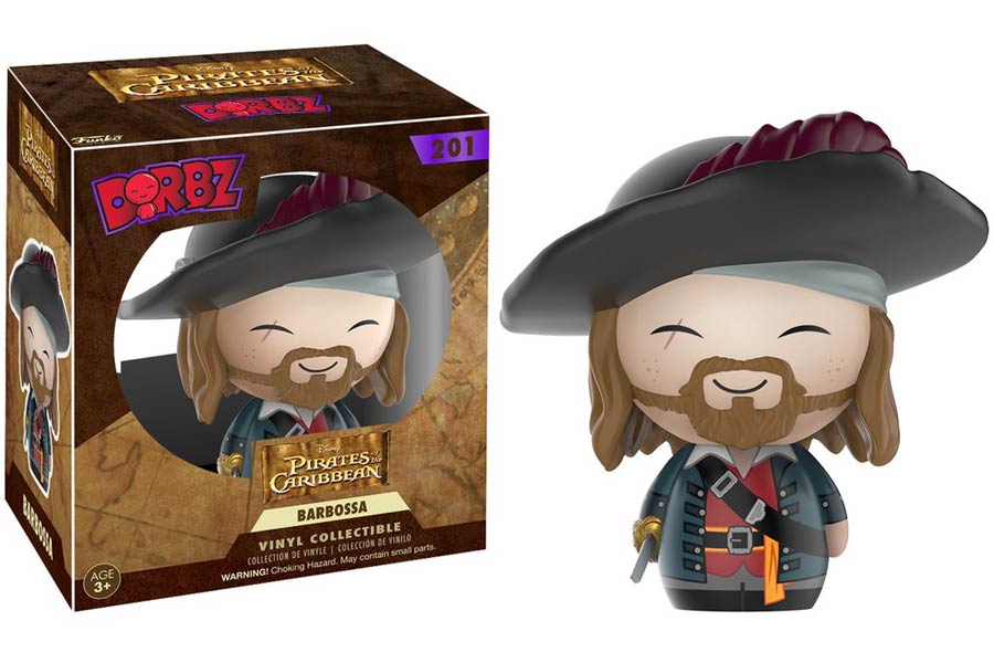 Dorbz 201 Pirates Of The Caribbean Barbossa Vinyl Figure