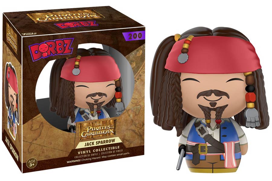 Dorbz 200 Pirates Of The Caribbean Jack Sparrow Vinyl Figure