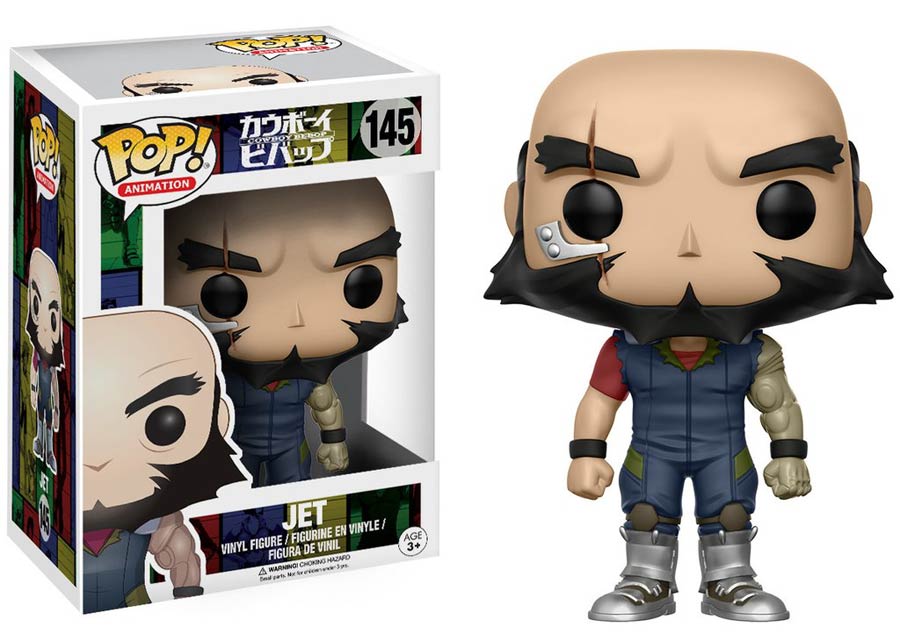 POP Animation 145 Cowboy Bebop Jet Vinyl Figure