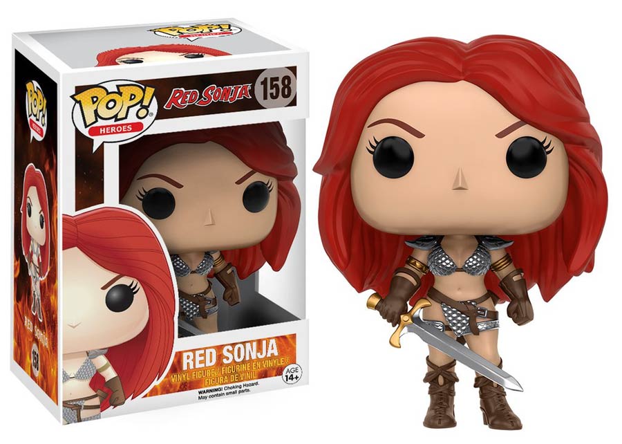 POP Heroes 158 Red Sonja Red Sonja Vinyl Figure