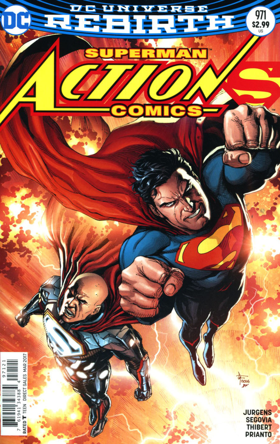 Action Comics Vol 2 #971 Cover B Variant Gary Frank Cover