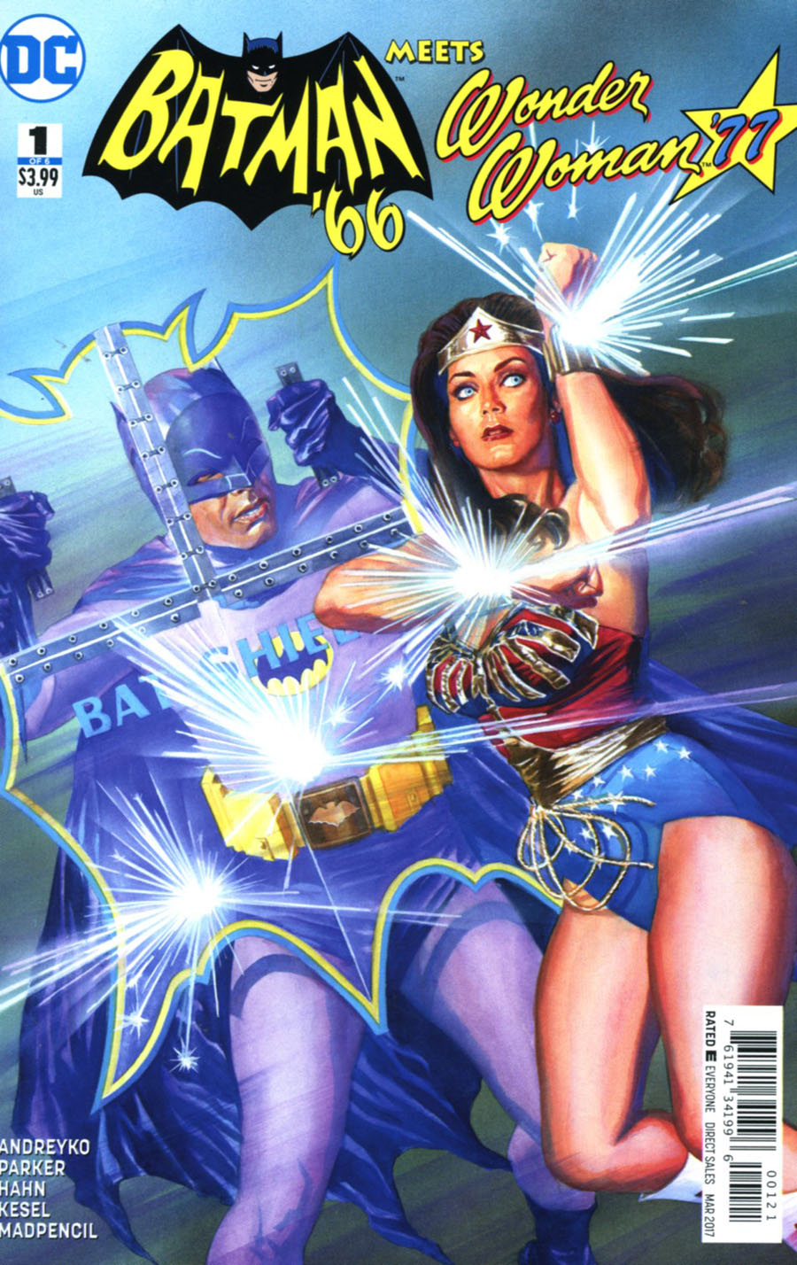 Batman 66 Meets Wonder Woman 77 #1 Cover B Variant Alex Ross Cover