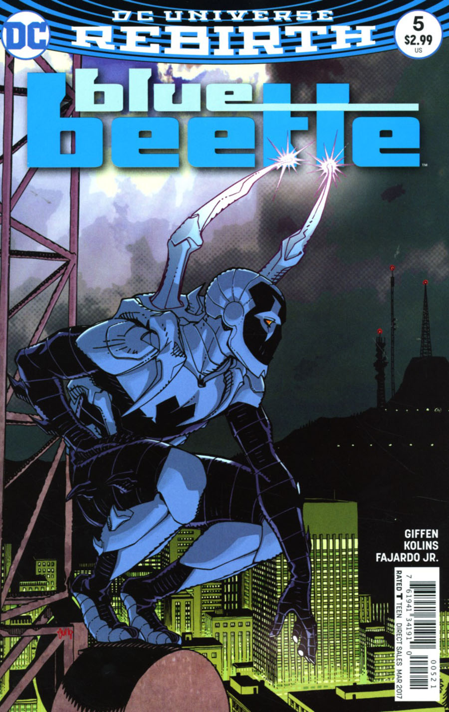 Blue Beetle (DC) Vol 4 #5 Cover B Variant Cully Hamner Cover