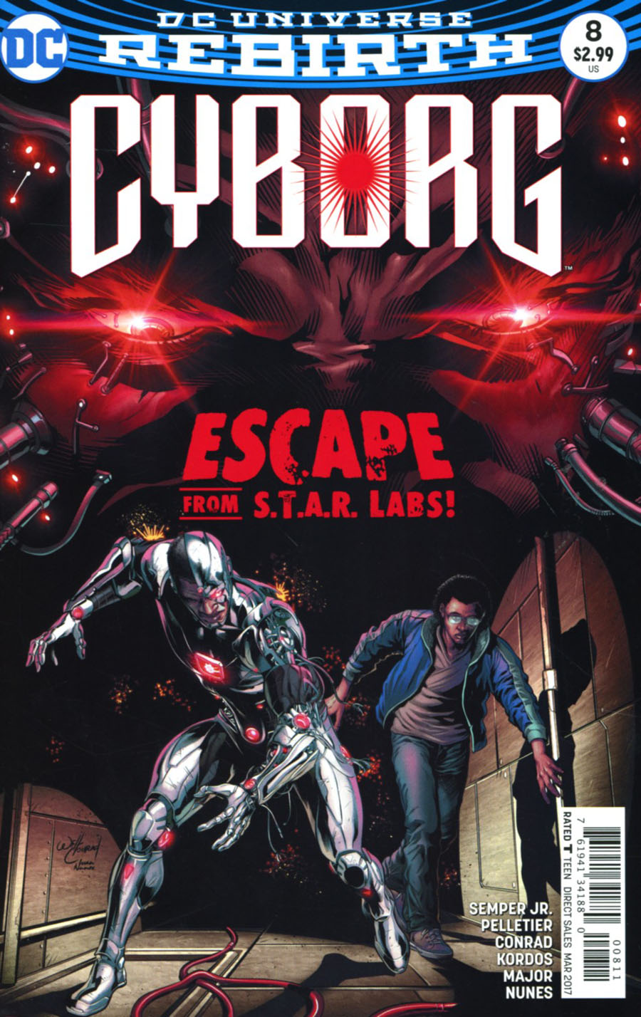 Cyborg Vol 2 #8 Cover A Regular Will Conrad Cover