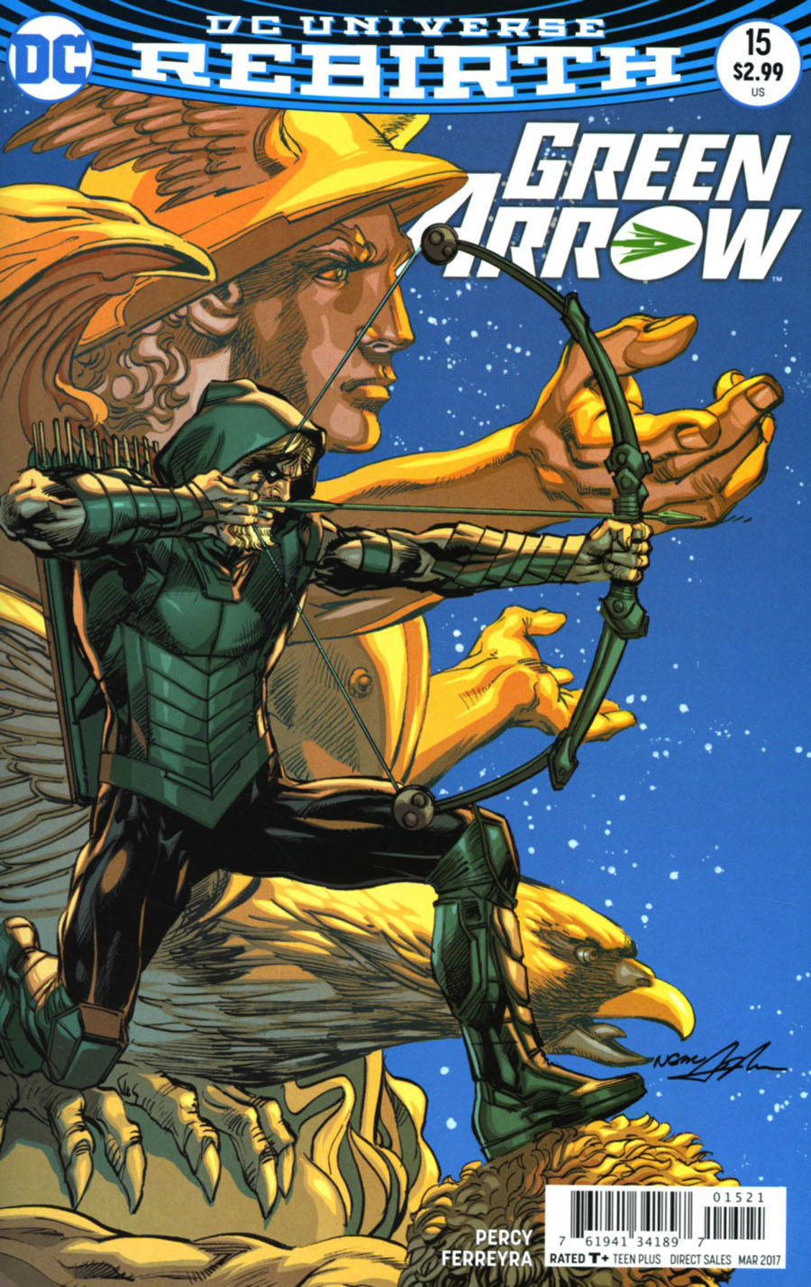 Green Arrow Vol 7 #15 Cover B Variant Neal Adams Cover