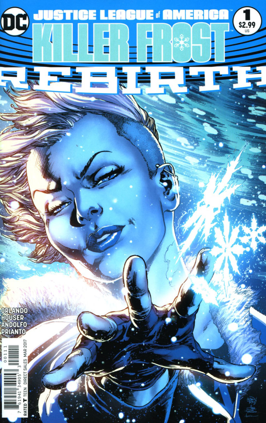 Justice League Of America Killer Frost Rebirth #1 Cover A Regular Ivan Reis & Joe Prado Cover