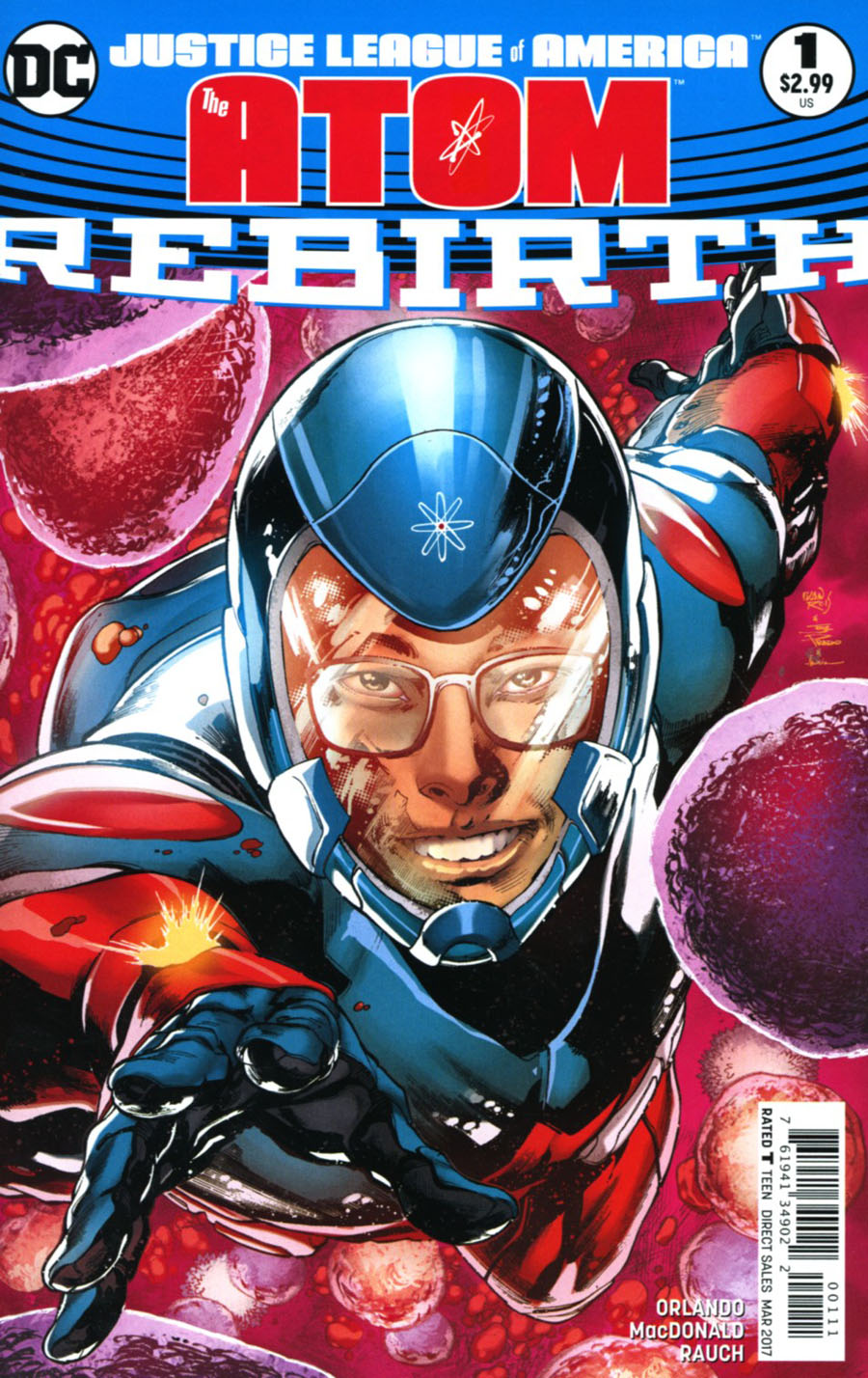 Justice League Of America The Atom Rebirth #1 Cover A Regular Ivan Reis & Joe Prado Cover