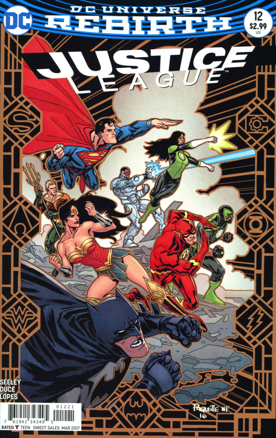 Justice League Vol 3 #12 Cover B Variant Yanick Paquette Cover (Justice League vs Suicide Squad Tie-In)