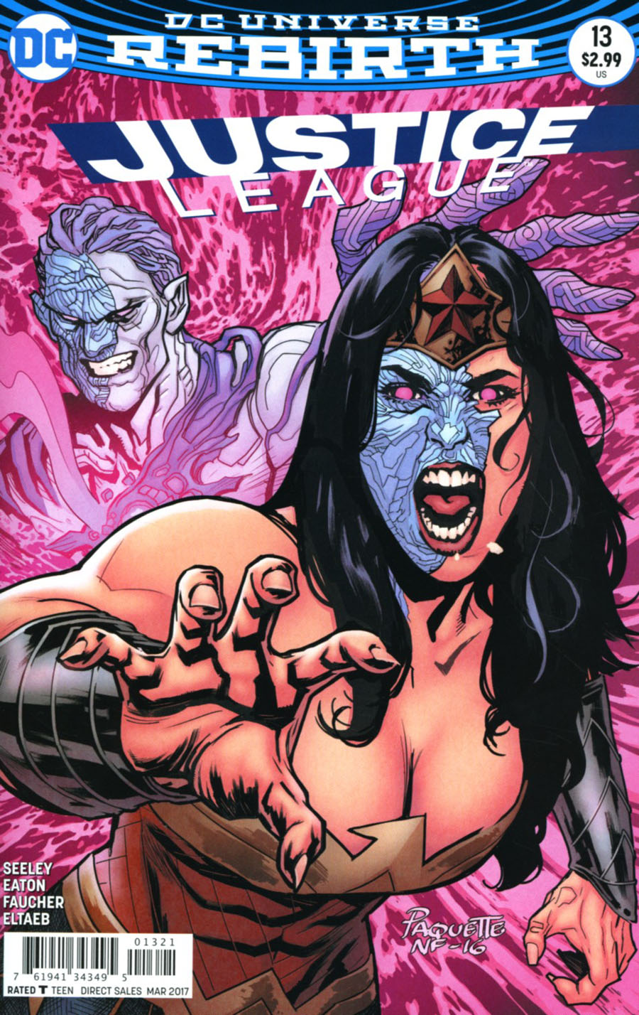 Justice League Vol 3 #13 Cover B Variant Yanick Paquette Cover (Justice League vs Suicide Squad Tie-In)