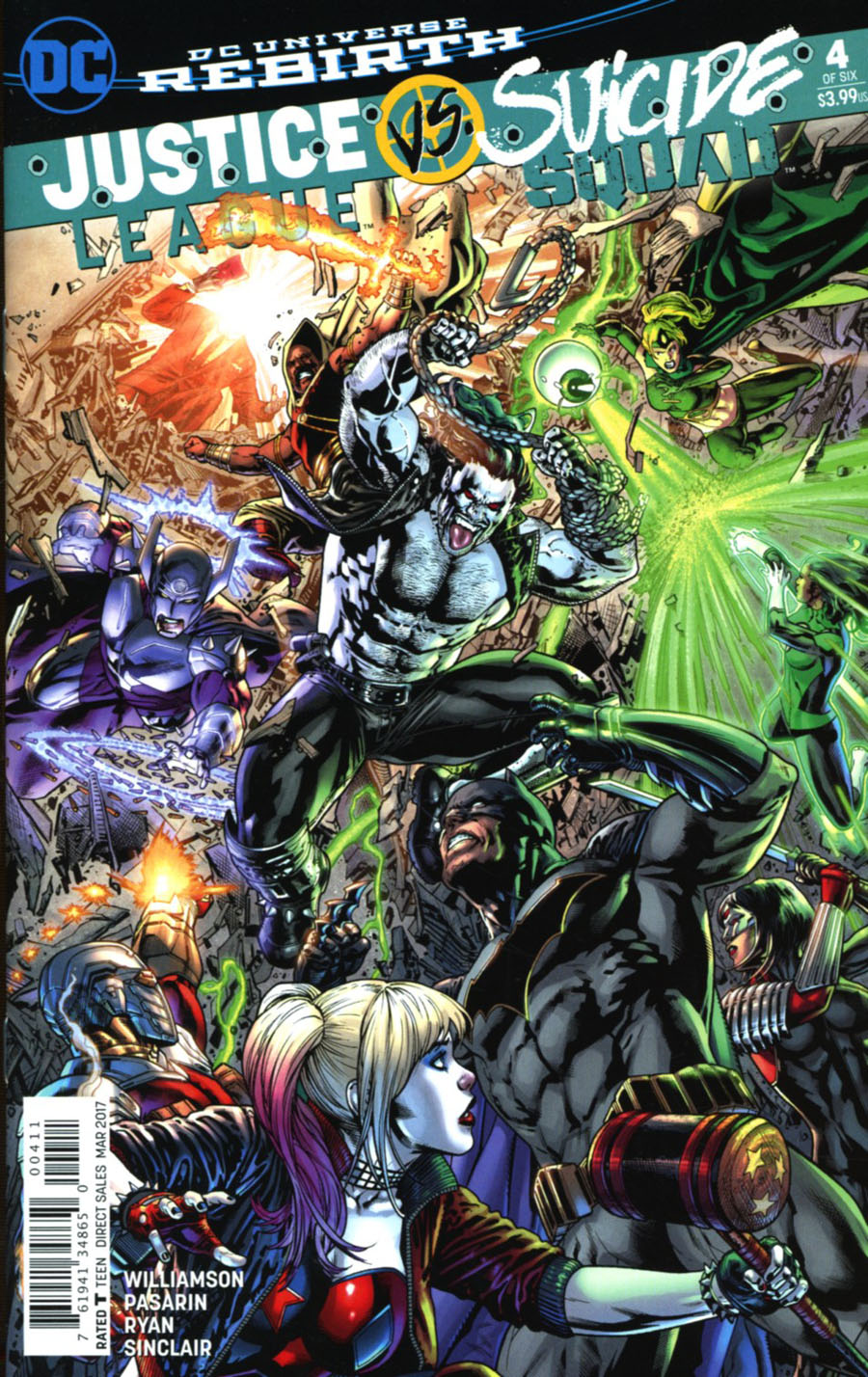 Justice League vs Suicide Squad #4 Cover A Regular Fernando Pasarin Cover
