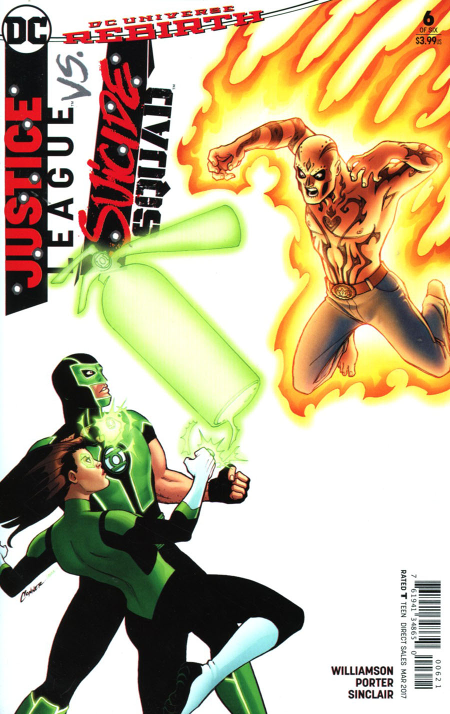 Justice League vs Suicide Squad #6 Cover B Variant Amanda Conner Justice League Cover