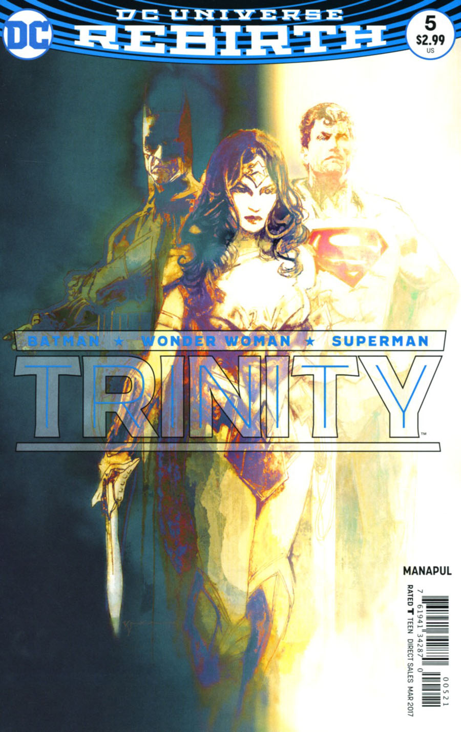 Trinity Vol 2 #5 Cover B Variant Bill Sienkiewicz Cover