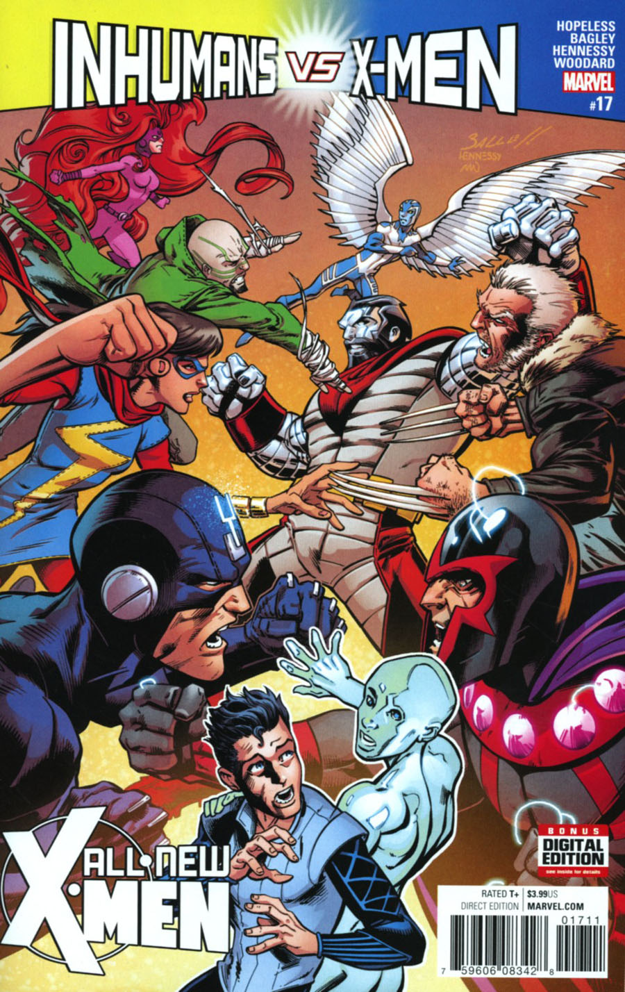 All-New X-Men Vol 2 #17 Cover A Regular Mark Bagley Cover (Inhumans vs X-Men Tie-In)