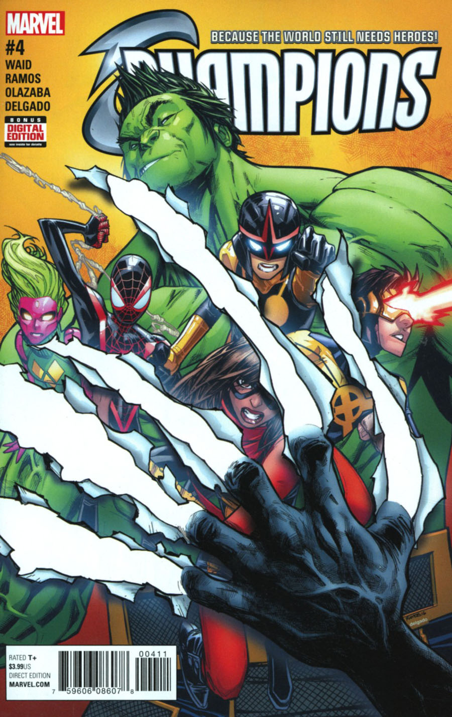 Champions (Marvel) Vol 2 #4 Cover A 1st Ptg