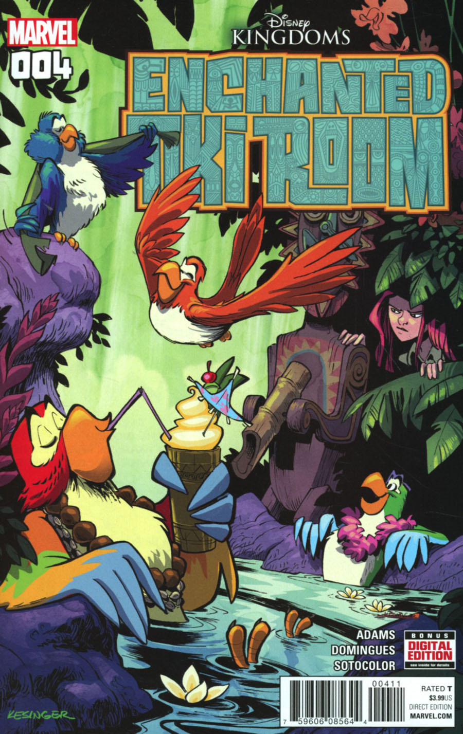 Disney Kingdoms Enchanted Tiki Room #4 Cover A Regular Brian Kesinger Cover