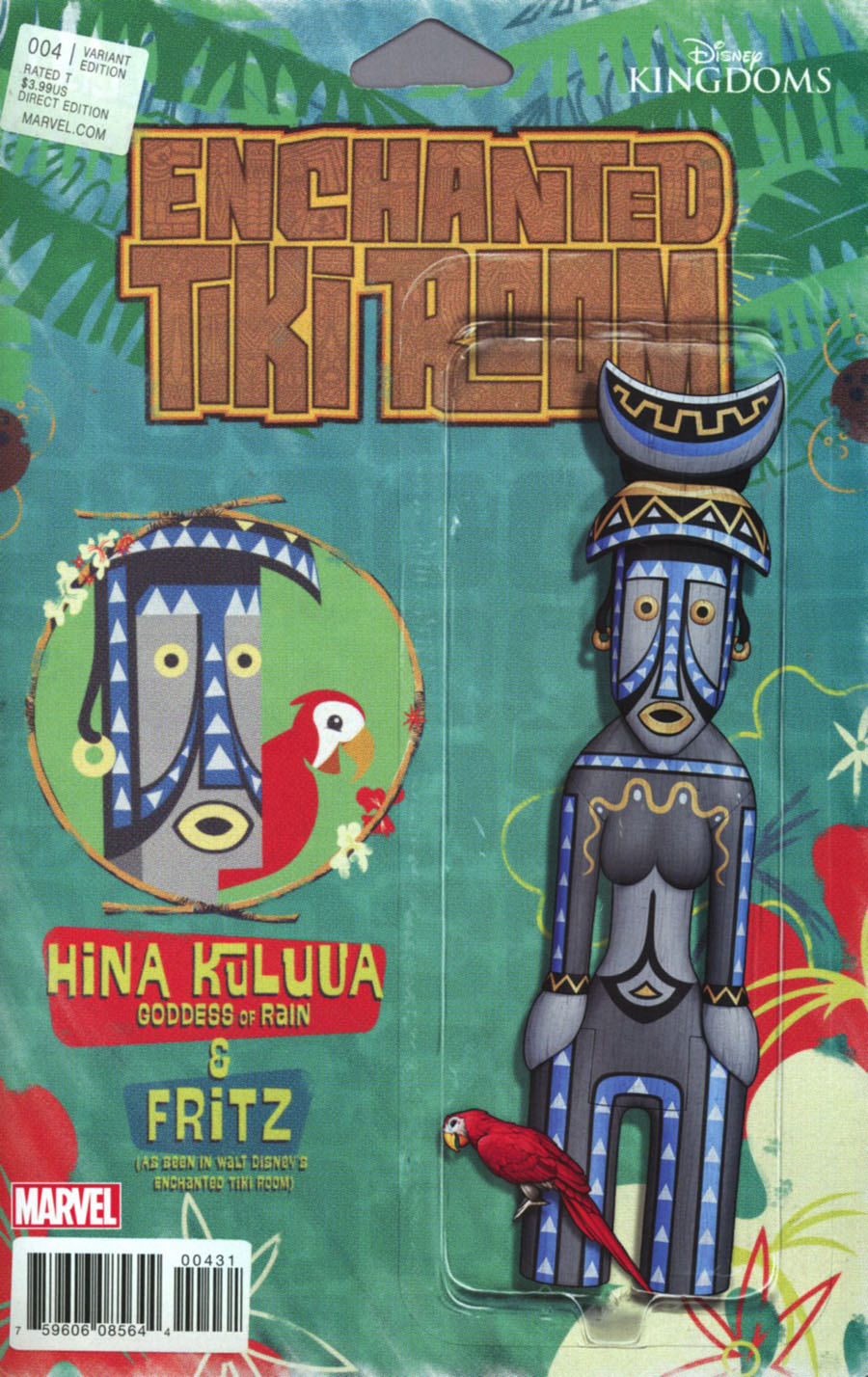 Disney Kingdoms Enchanted Tiki Room #4 Cover C Variant John Tyler Christopher Action Figure Cover