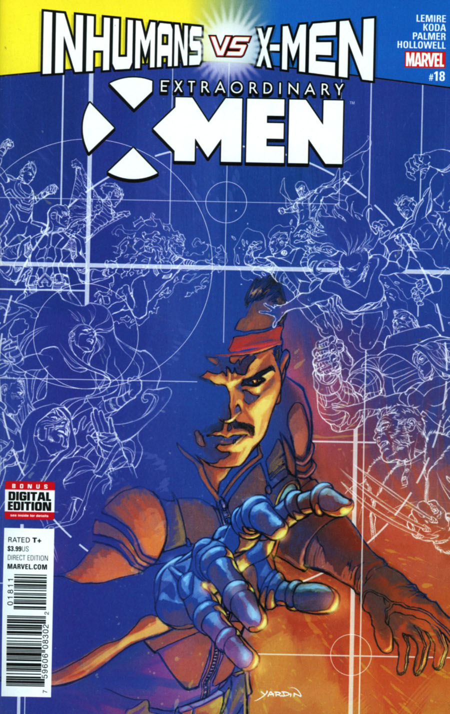 Extraordinary X-Men #18 Cover A Regular David Yardin Cover (Inhumans vs X-Men Tie-In)