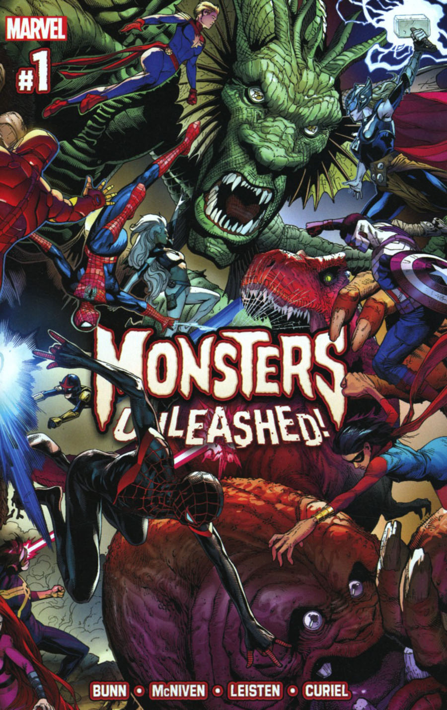 Monsters Unleashed #1 Cover A Regular Steve McNiven Cover