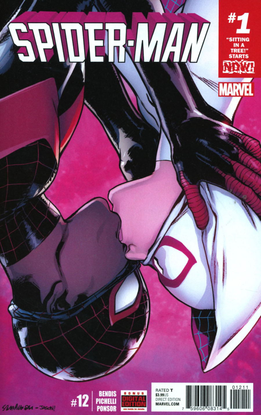 Spider-Man Vol 2 #12 Cover A Regular Sara Pichelli Cover (Sitting In A Tree Part 1)
