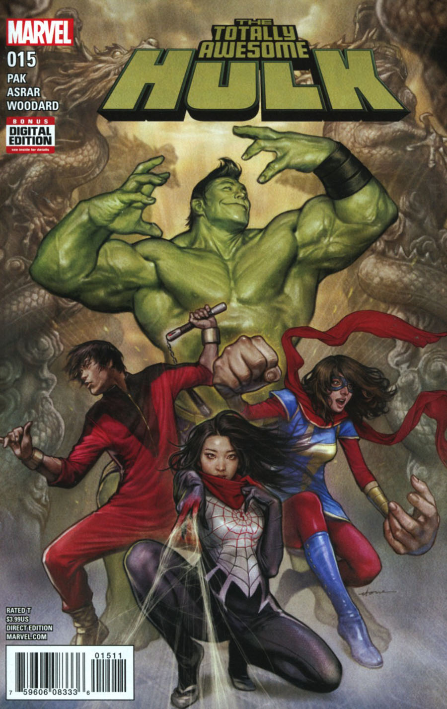 Totally Awesome Hulk #15 Cover A Regular Stonehouse Cover (Marvel Now Tie-In)