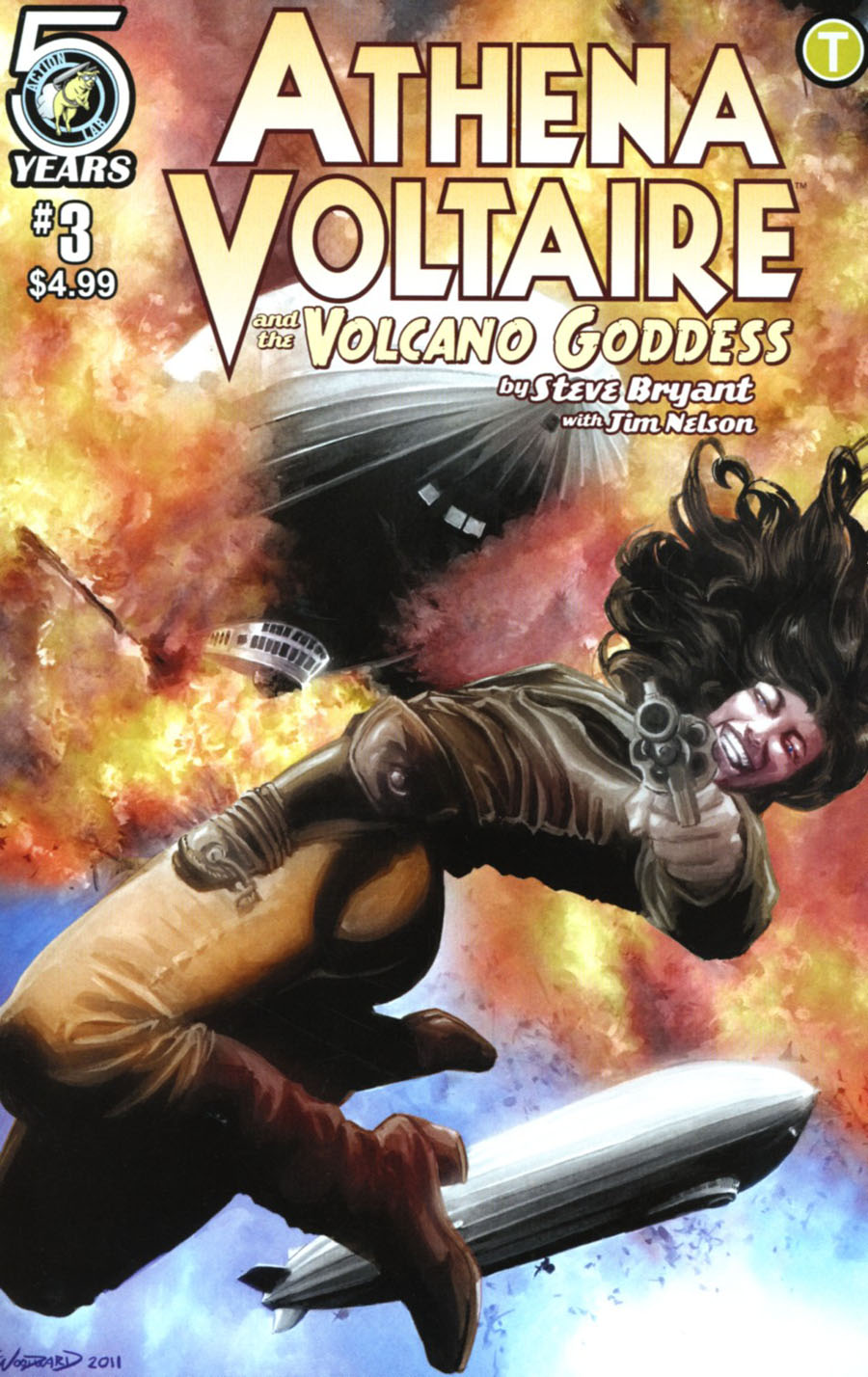 Athena Voltaire And The Volcano Goddess #3 Cover B Variant JK Woodward Cover