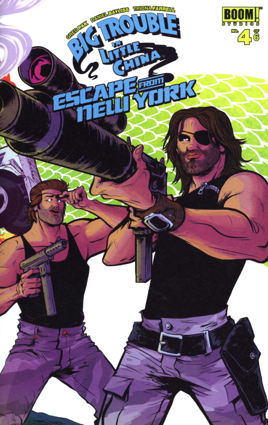 Big Trouble In Little China Escape From New York #4 Cover A Regular Daniel Bayliss Wraparound Cover