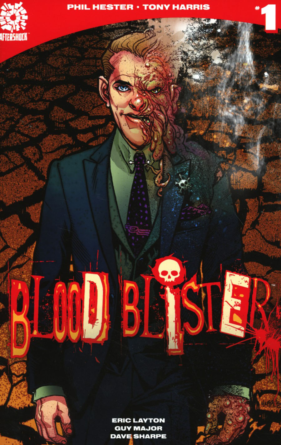 Blood Blister #1 Cover A 1st Ptg Regular Tony Harris Cover