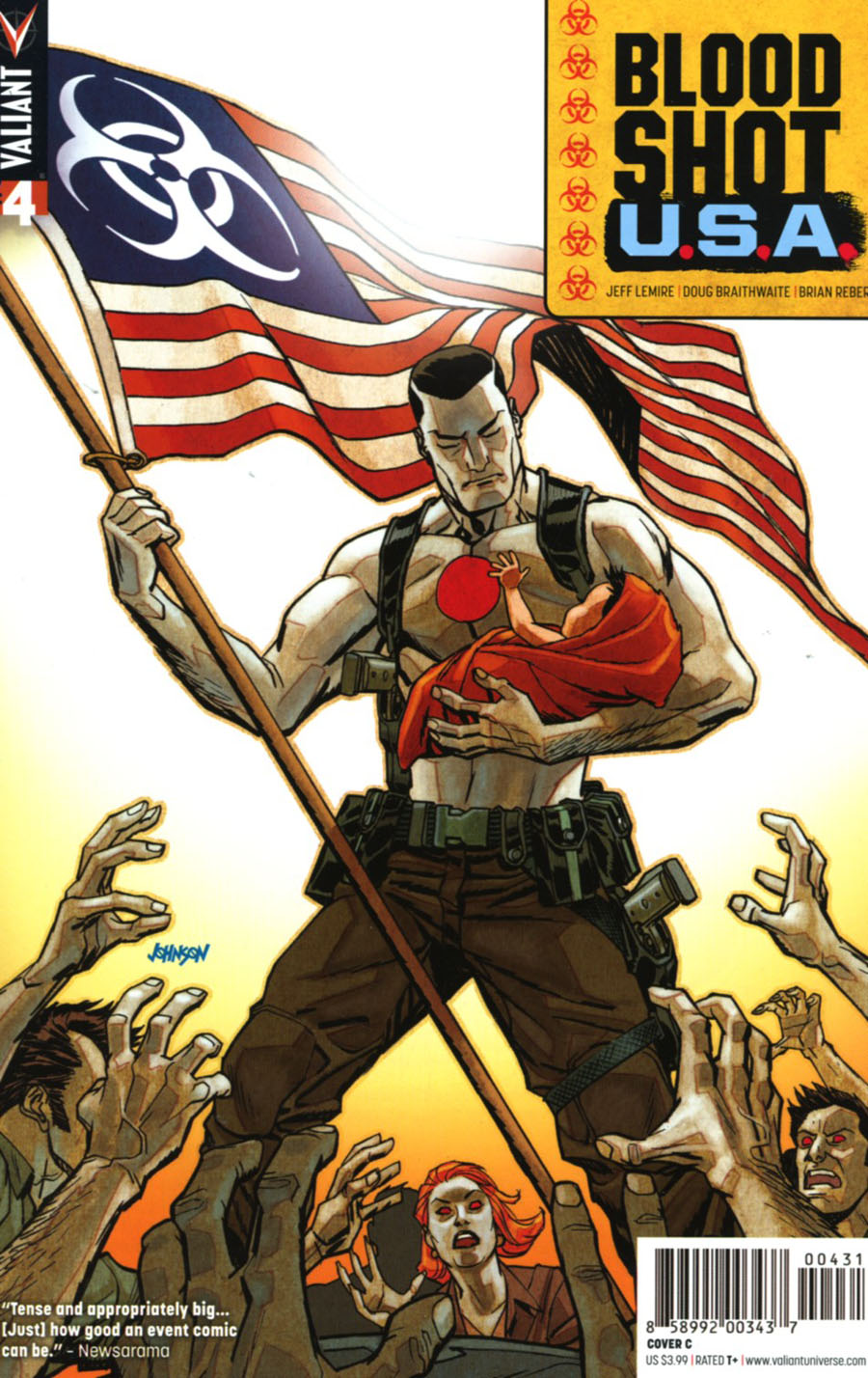 Bloodshot USA #4 Cover C Variant Dave Johnson Cover