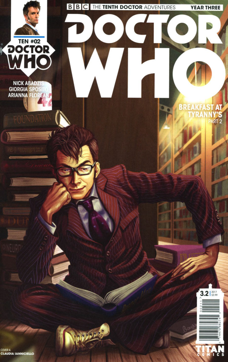 Doctor Who 10th Doctor Year Three #2 Cover A Regular Claudia Ianniciello Cover