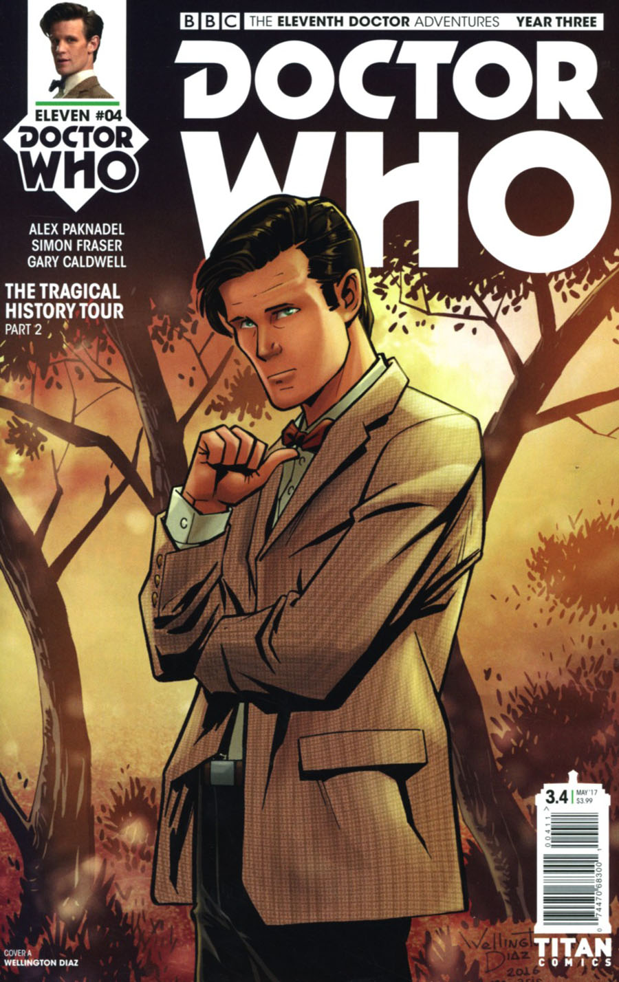 Doctor Who 11th Doctor Year Three #4 Cover A Regular Wellington Diaz Cover