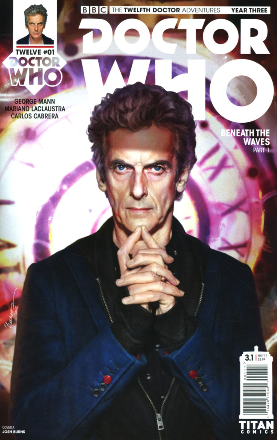 Doctor Who 12th Doctor Year Three #1 Cover A Regular Josh Burns Cover