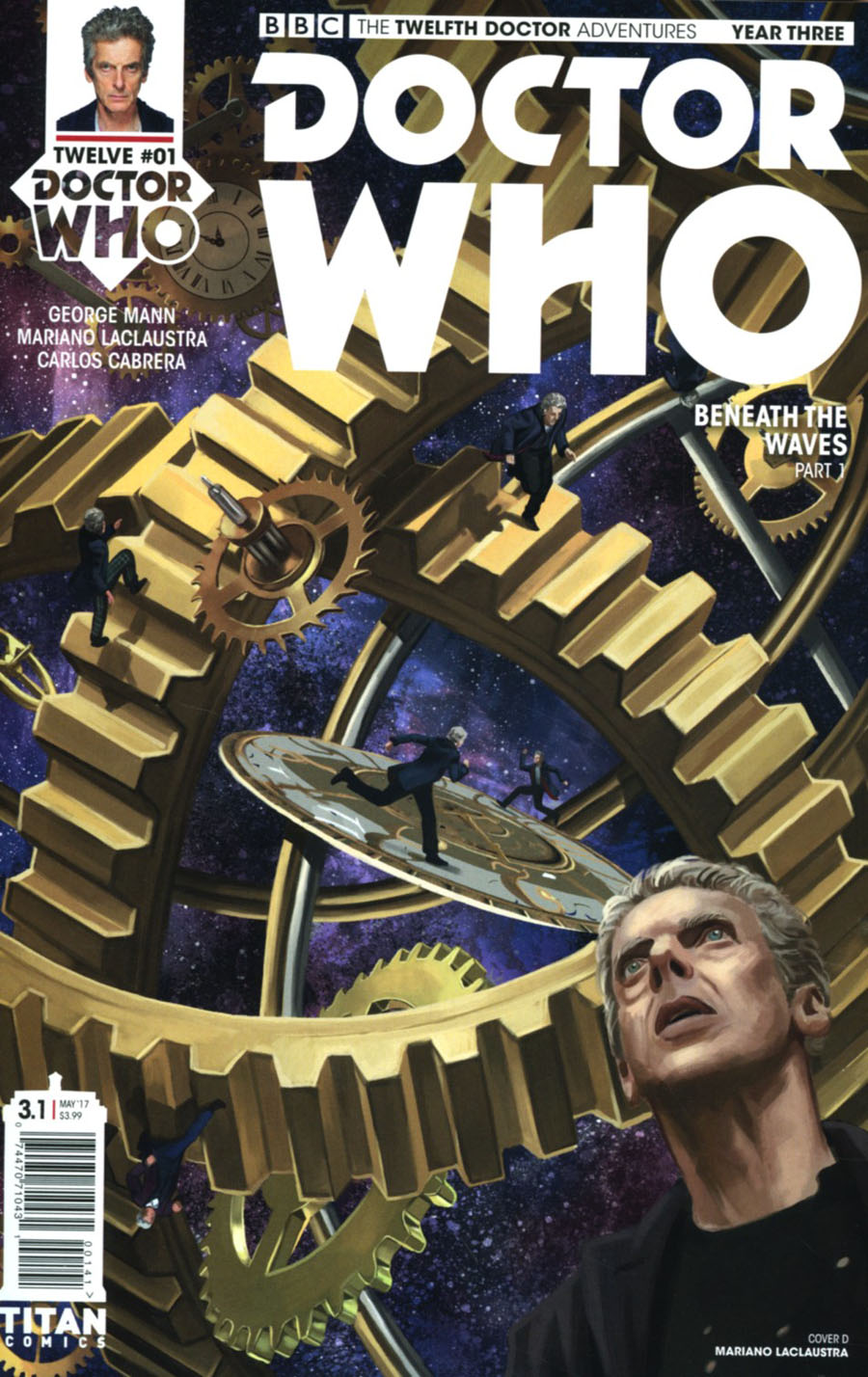 Doctor Who 12th Doctor Year Three #1 Cover D Variant Mariano Laclaustra Cover