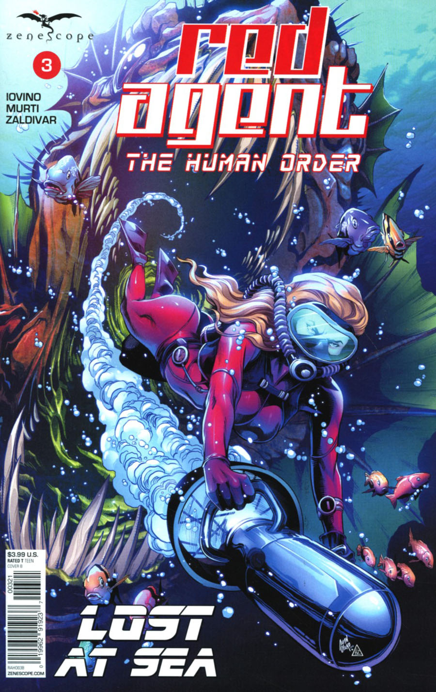 Grimm Fairy Tales Presents Red Agent Human Order #3 Cover B Allan Otero