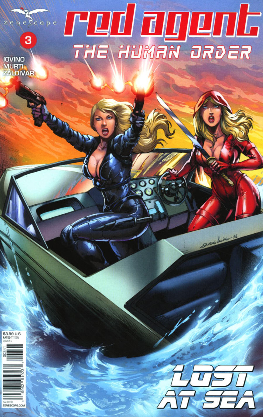 Grimm Fairy Tales Presents Red Agent Human Order #3 Cover D Jose Luis