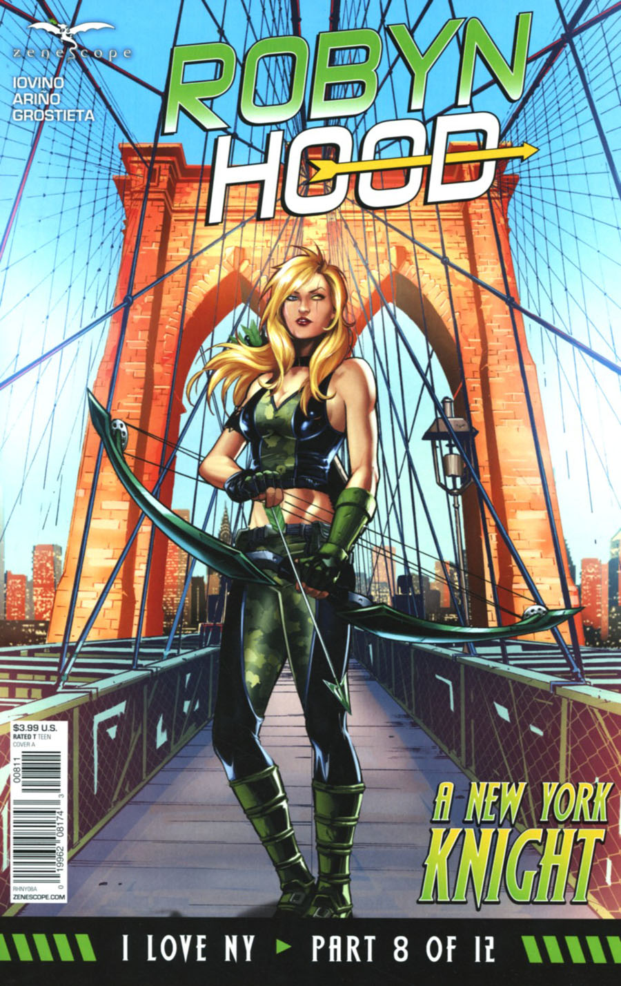 Grimm Fairy Tales Presents Robyn Hood I Love NY #8 Cover A David Lorenzo Riveiro