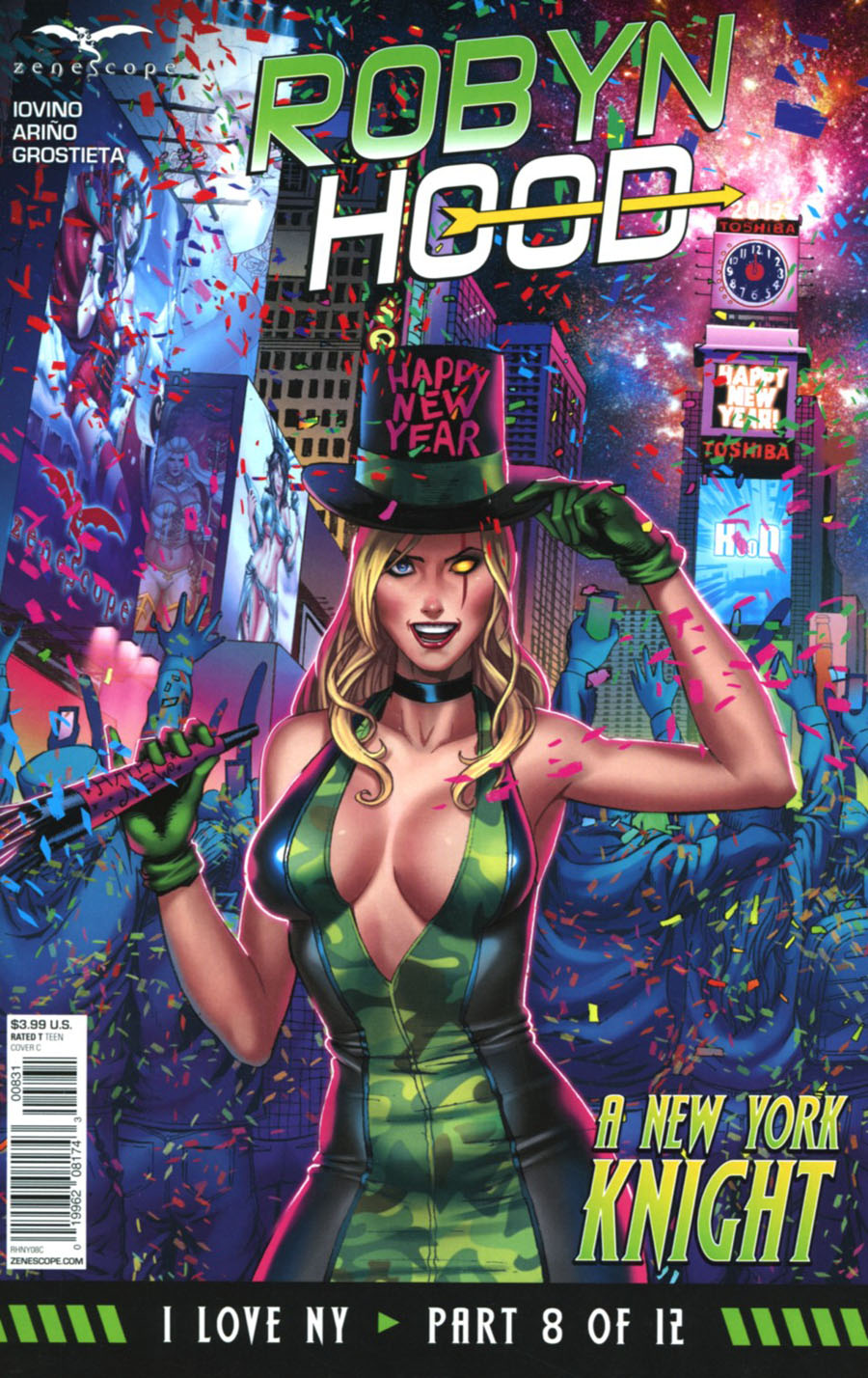 Grimm Fairy Tales Presents Robyn Hood I Love NY #8 Cover C Alfredo Reyes