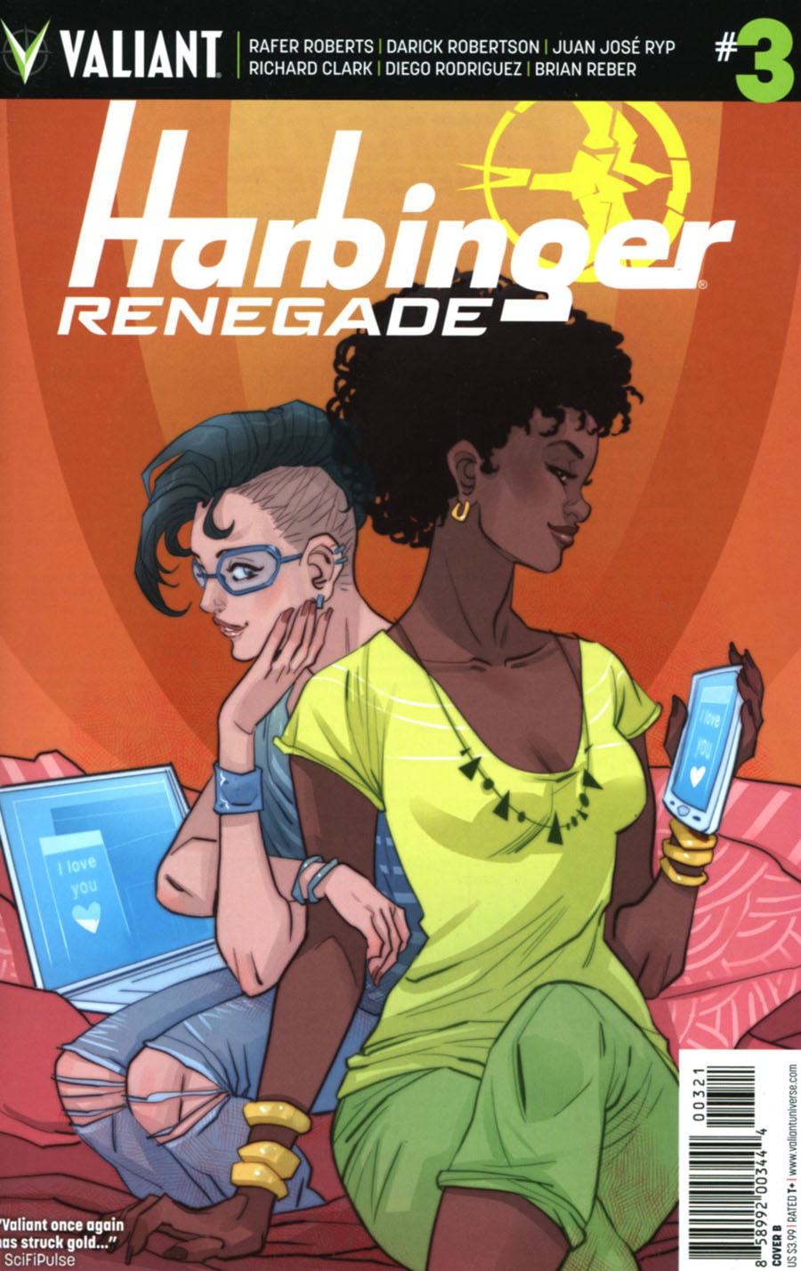 Harbinger Renegade #3 Cover B Variant Marguerite Sauvage Cover