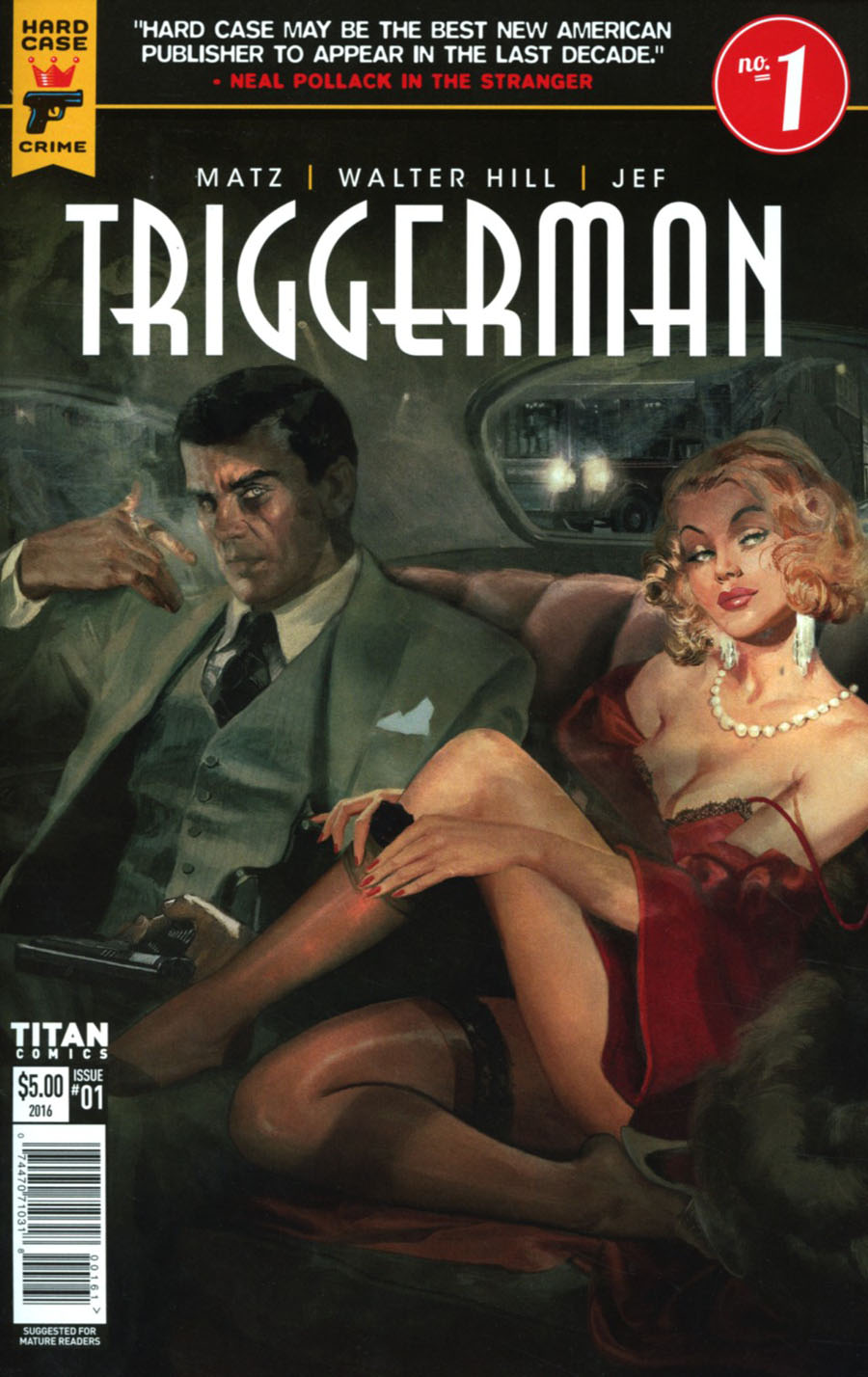 Hard Case Crime Triggerman #1 Cover F NYCC Exclusive Fay Dalton Variant Cover