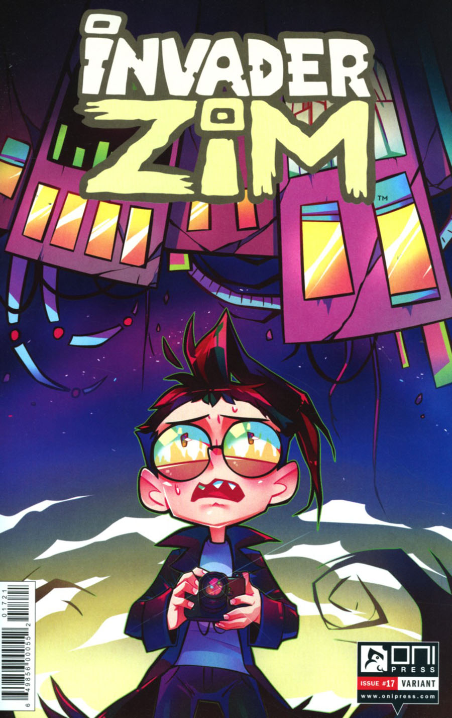 Invader Zim #17 Cover B Variant Krooked Glasses Cover