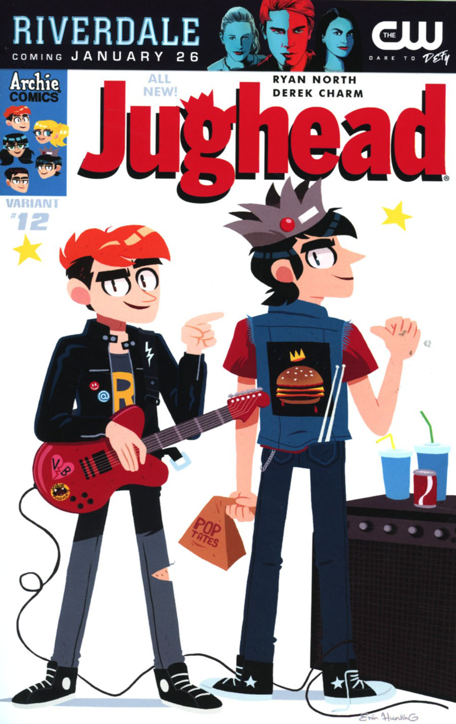 Jughead Vol 3 #12 Cover B Variant Erin Hunting Cover