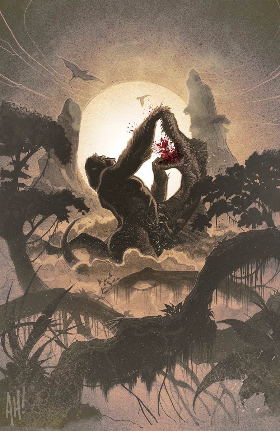 Kong Of Skull Island #1 Cover H NYCC Exclusive Adam Hughes Variant Cover