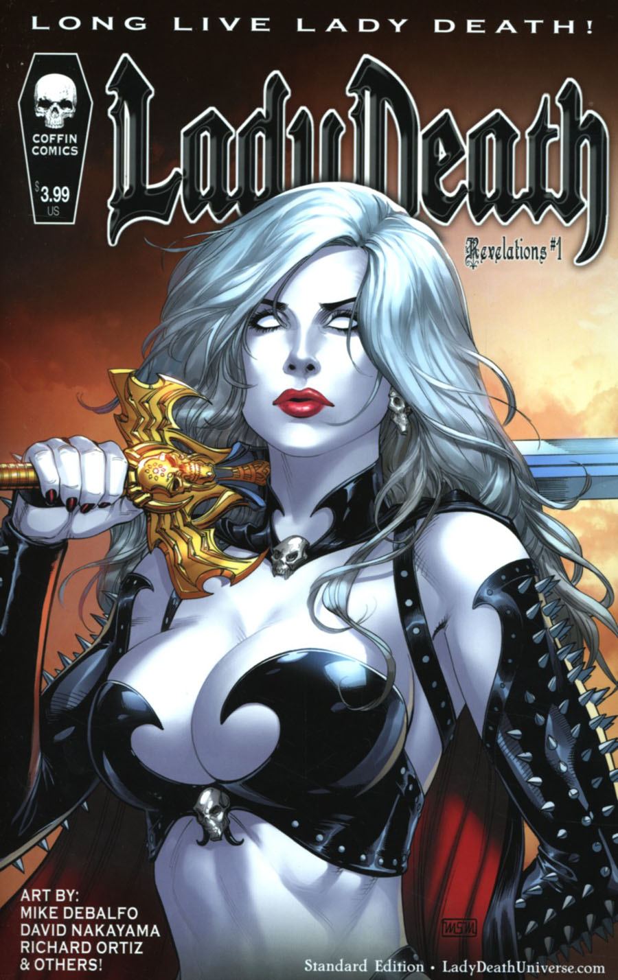 Lady Death Revelations Illustrated #1 Cover A Regular Mike S Miller Cover