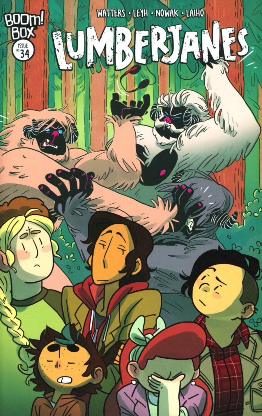 Lumberjanes #34 Cover A Regular Kat Leyh Cover