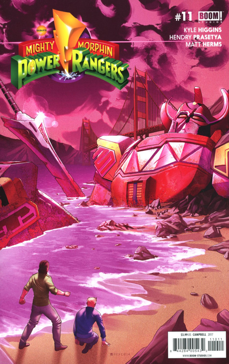 Mighty Morphin Power Rangers (BOOM Studios) #11 Cover A Regular Jamal Campbell Cover