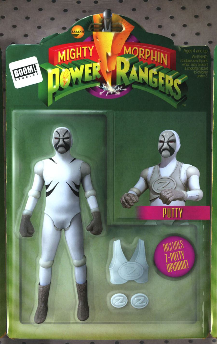 Mighty Morphin Power Rangers (BOOM Studios) #11 Cover B Variant Telmos Santos Action Figure Cover