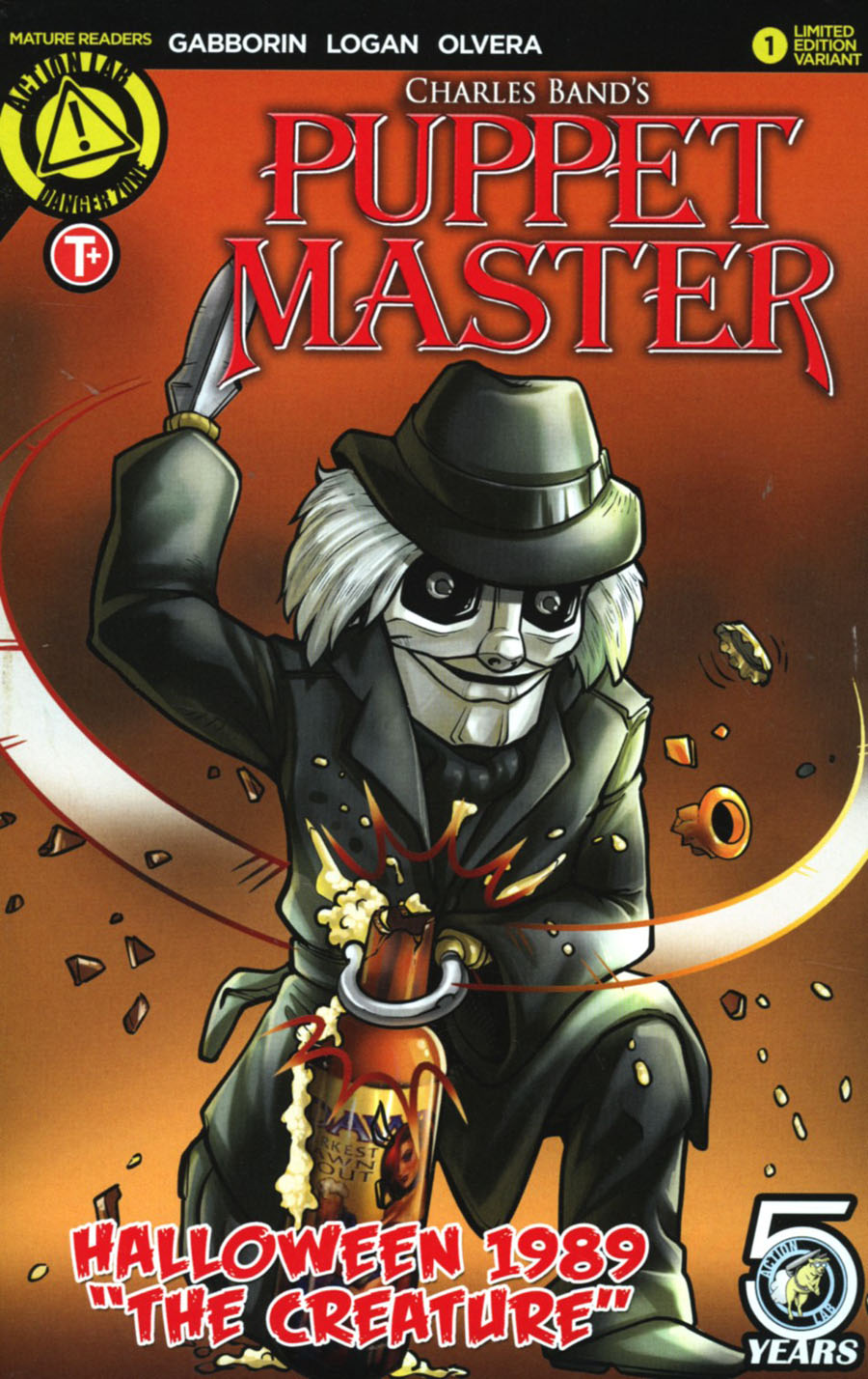 Puppet Master Halloween 1989 Special One Shot Cover F NYCC Exclusive Chad Cicconi Beer Variant Cover