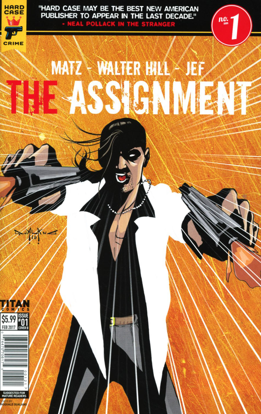 Hard Case Crime Assignment #1 Cover B Variant Pasquale Qualano Cover