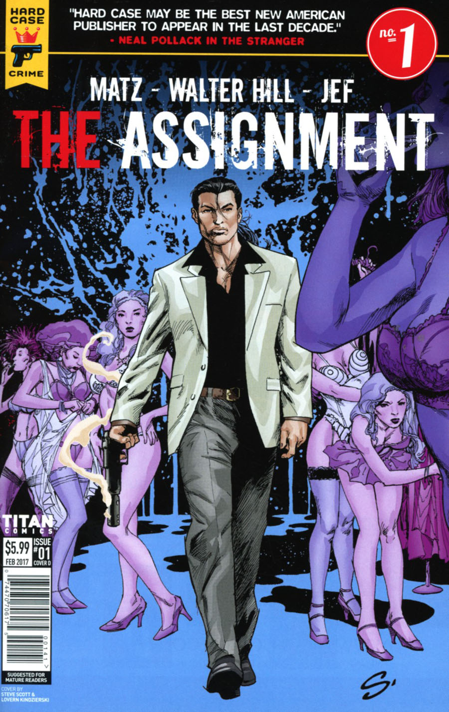 Hard Case Crime Assignment #1 Cover D Variant Steve Scott Cover