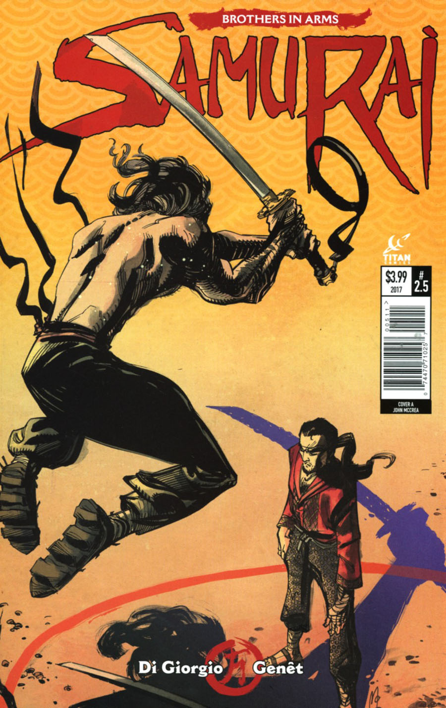 Samurai Brothers In Arms #5 Cover A Regular John McCrea Cover