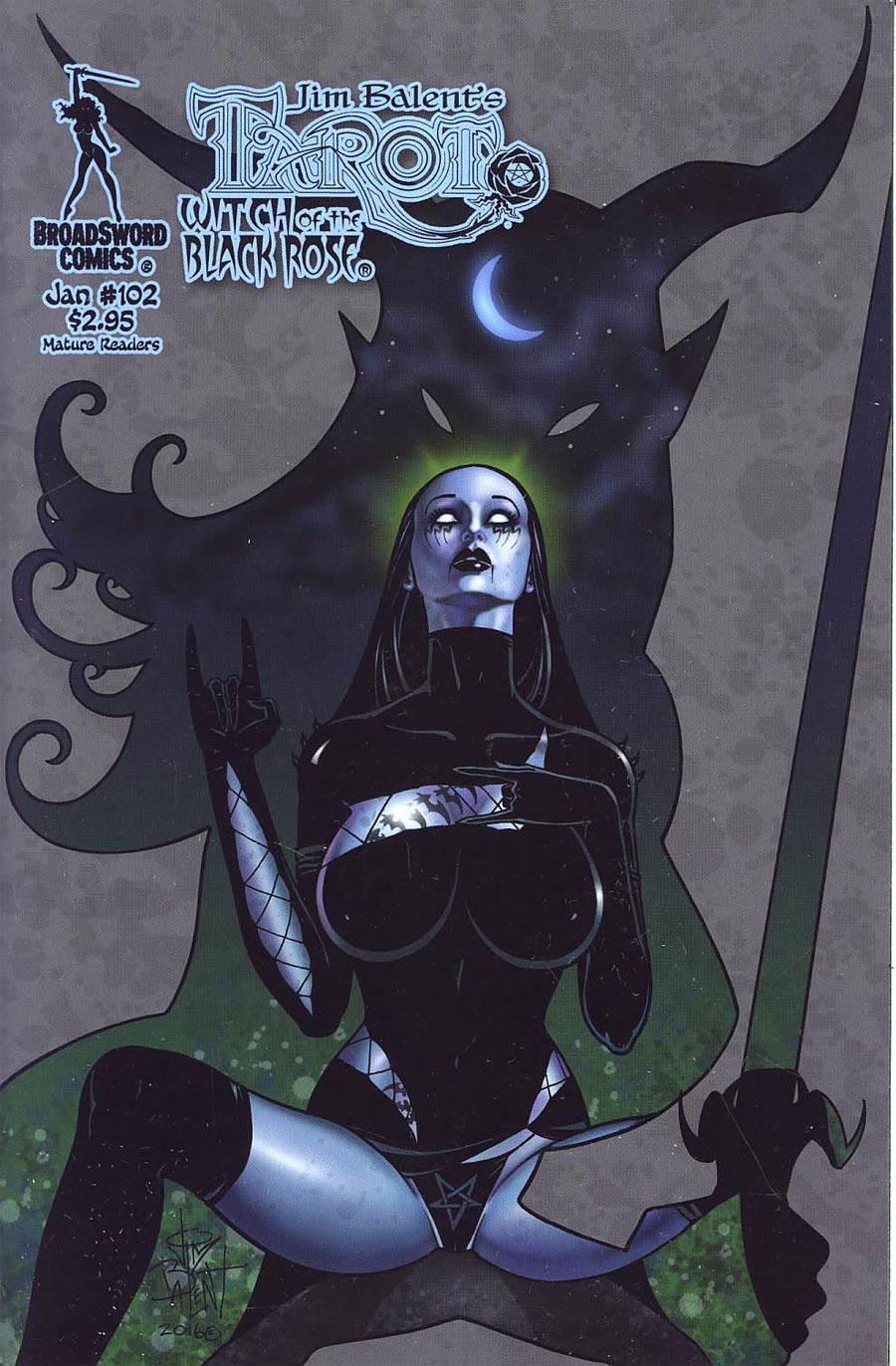 Tarot Witch Of The Black Rose #102 Cover D Deluxe Lithograph Edition